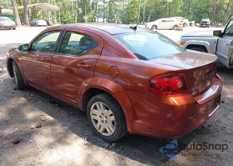 2012 Dodge Avenger Se from USA, damaged, VIN 1C3CDZAB9CN270393